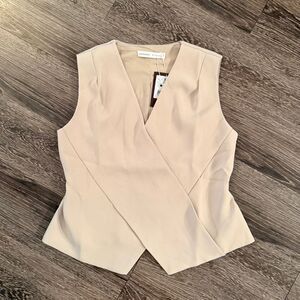 Love Bonito Mae Tailored Cross Over Top New